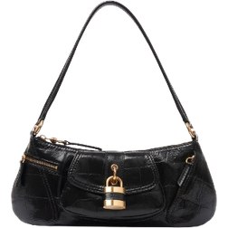 Chloé The 99 Croc Effect Shoulder Bag - Black