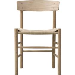 Fredericia Furniture J39 Mogensen Light Oiled Oak/Natural Køkkenstol 77cm