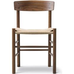 Fredericia Furniture J39 Walnut Oil/Braiding Nature Köksstol 77cm