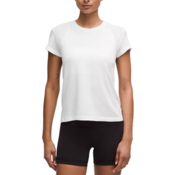 Lululemon Train To Be Short-Sleeve Shirt - White