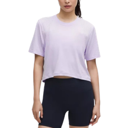 Lululemon Swiftly Crop Oversized Fit T-shirt - Lavender Frost