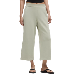 Lululemon Softstreme High-Rise Wide-Leg Cropped Pant - Fog Green
