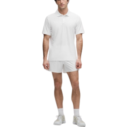 Lululemon Striped Mesh Tennis Short 5" - White