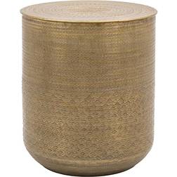 Cedar & Sage Arcata Antique Brass Small Table 45cm