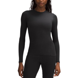 Lululemon Wundermost Ultra Soft Nulu Crewneck Long Sleeve Shirt - Black