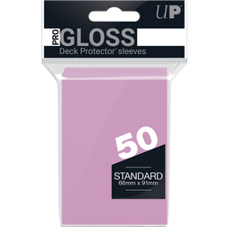 Ultra Pro Pro Gloss Standard Deck Protector Sleeves 50ct Pink