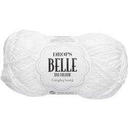 Drops Design Belle Uni Colour White 120m