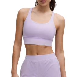 Lululemon Energy Longline Medium Support Bra - Lavender Frost