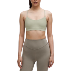 Lululemon Flow Y Bra Nulu Light Support A C Cups - Fog Green