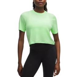 Lululemon Swiftly Crop Oversized Fit T-shirt - Citra Lime