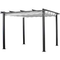 Jabo Pergola - Anthracite/Natural White 3x3 m