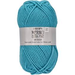 Drops Design Merino Extra Fine Uni Colour Light Turquoise 105m