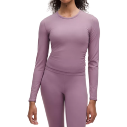 Lululemon All It Takes Back Twist Ribbed Long Sleeve Shirt - Lavender Lux