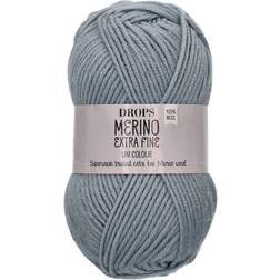 Drops Design Merino Extra Fine Uni Colour Blue Fog 105m