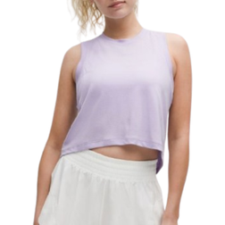 Lululemon Swiftly High Low Cropped Tank Top - Lavender Frost