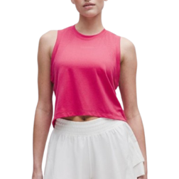 Lululemon Swiftly High Low Cropped Tank Top - Raspberry Coulis