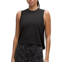 Lululemon Swiftly High Low Cropped Tank Top - Black