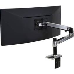 Ergotron LX Desk Monitor Arm Polished Aluminum