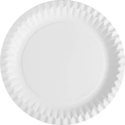 Papstar Disposable Plates Round White 100-pack