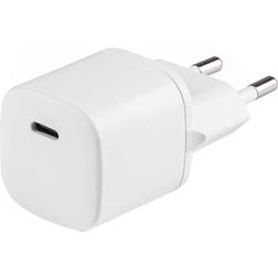 Sandstrøm 30W USB-C GaN Väggladdare Vit