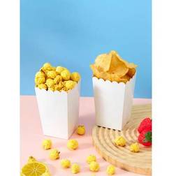 Shein 10 24pcs White Food French Fry Boxes