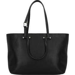 Furla Duetto Tote L Schultertasche Leder - Schwarz