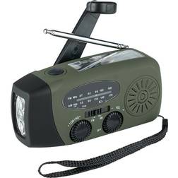 Fosco Emergency Solar Cranck Army Green