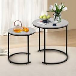 Alivio Set of 2 Round Coffee Nesting Table