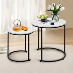 Alivio Set of 2 Round Coffee Nesting Table