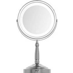 No7 Silver Cordless Mirror