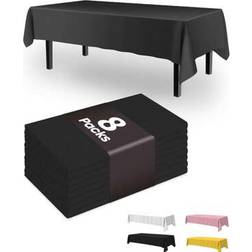 Shein 8pcs Waterproof PE Plastic Tablecloth