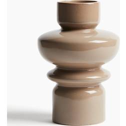 H&M i Stentøj i Etager Beige Vase