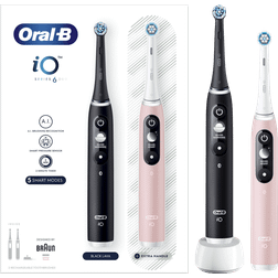 Oral-B iO Series 6 Twin Pack Black Lava & Pink Sand
