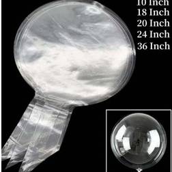 Shein Transparent Inflatable Bubble Balloons 3 10 50pcs
