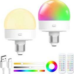Shein Rechargeable Battery Powered Bulb E27