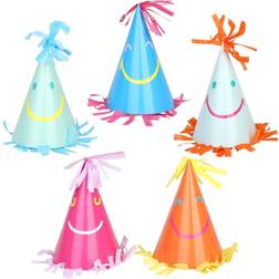 Talking Tables Happy Face Paper Party Hats 5 Pack