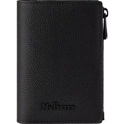 Mulberry Small Pebble Grain Leather Compact Wallet - Black