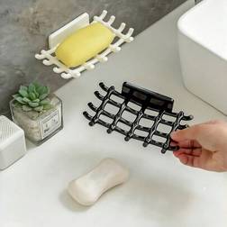 Shein Grid Wall Mounted Soap Dish Holder