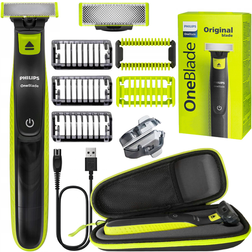 Philips OneBlade Shaver QP2724/10 + Case + 2 Body Attachments