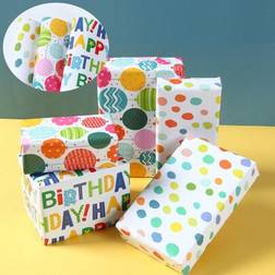 Shein Mixed Birthday Style Gift Wrapping Paper 50 x 70 cm
