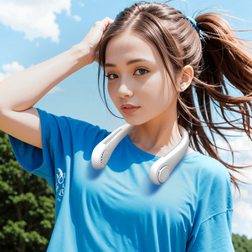Shein Portable Bladeless Battery Neck Fan