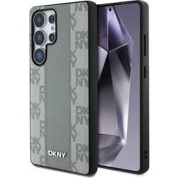 DKNY Leather Checkered Pattern MagSafe Skirtas
