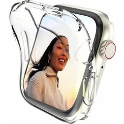 Shein Protective Case for Apple Watch Series 46/49/45/44/41/40/42/38mm Transparent