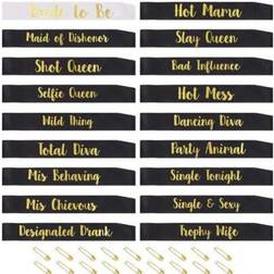 Shein 18 Pack Bachelorette Sash Set