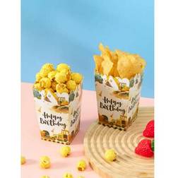 Shein 10-24pcs Excavator Birthday Party Food Boxes