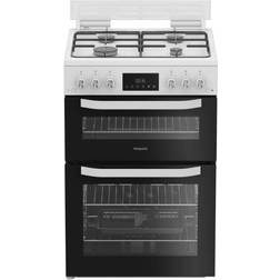 Hotpoint HTG6GDCW 78L Gas Twin Gas Cooker White