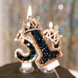 Shein 0-9 Number Birthday Candle With Crown