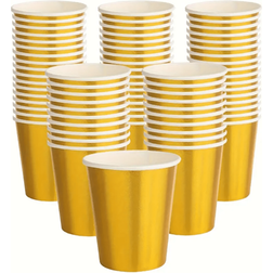 Shein Golden Disposable Paper Cups 10pcs 20pcs 50pcs