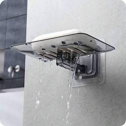 Shein Transparent Adhesive Wall-Mounted Soap Dish