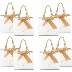 Shein 10pcs White Gift Bags With Handles
